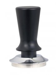 kawio - Tamper, černý pěchovač na kávu s kontrolou tlaku, průměr 58 mm 1ks