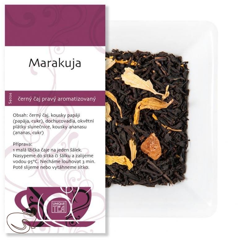 Maracuja - black tea flavoured, min. 50g