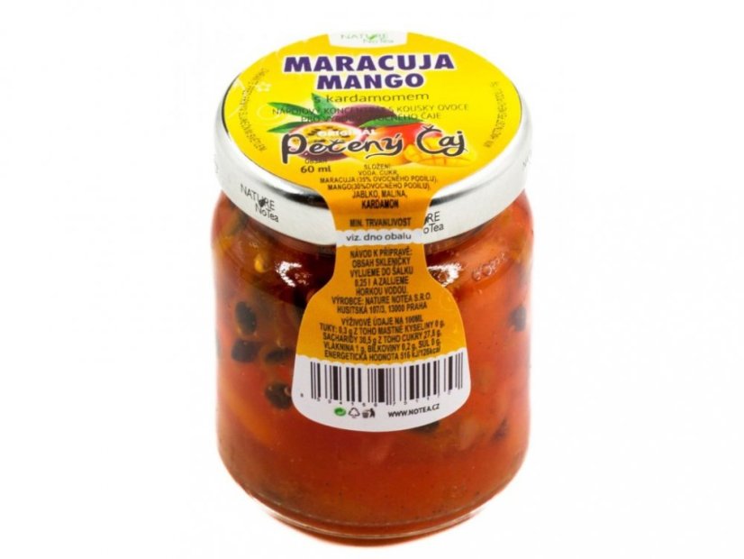 Pečený čaj 60ml, různé příchutě - Příchuť: Maracuja a mango s kardamomem