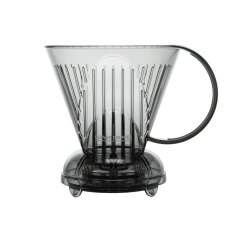 Clever Dripper - průsvitně šedý překapávač + 100ks filtrů, 500 ml