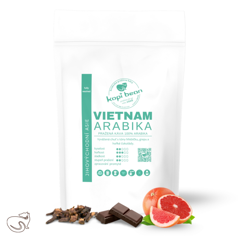 Vietnam Arabika - čerstvě pražená káva, min. 50g
