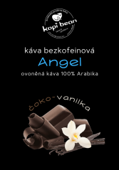 Angel vanilka-čokoláda -  bezkofeinová aromatizovaná káva, min. 50 g