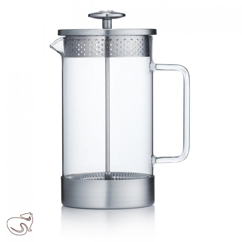 Barista & Co -  Core, stříbrný kávovar, french press, objem 850 ml