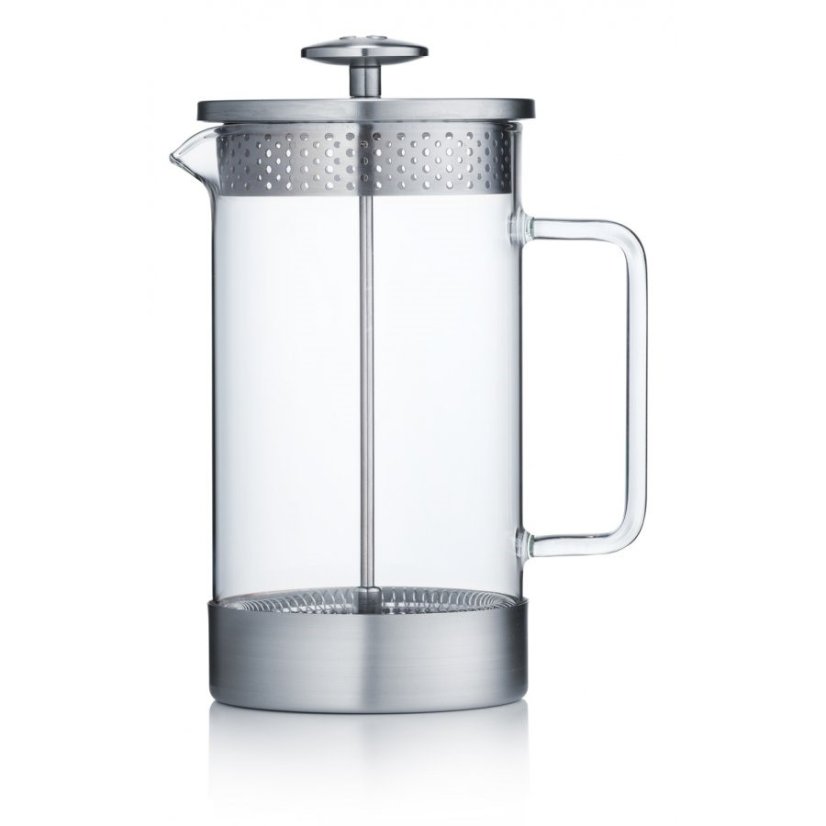 Barista & Co | Core, strieborný kávovar, french press, objem 850 ml