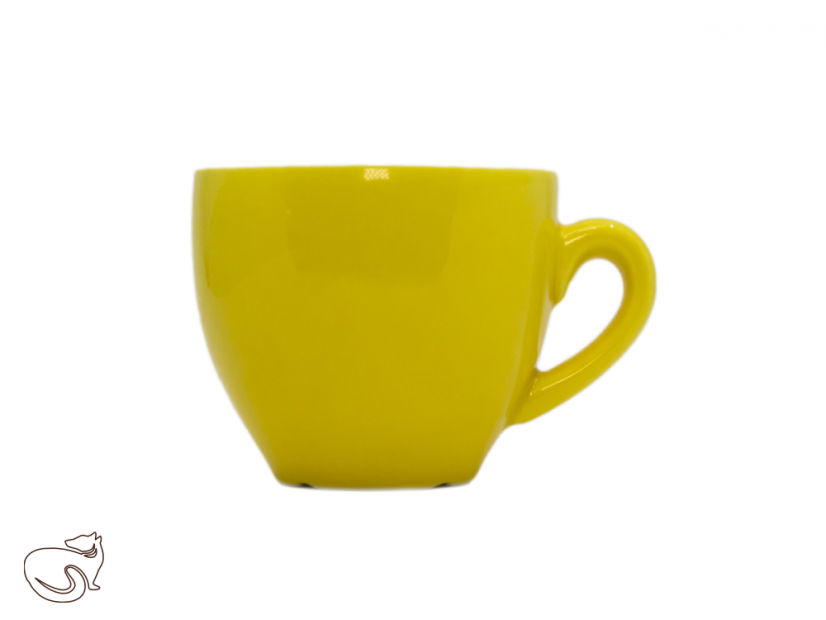 Albergo - чашка для кави 80 мл, багато кольорів 1 шт - Barva: žlutá