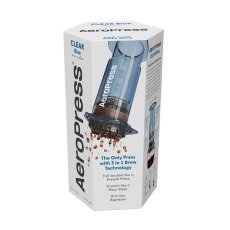 AeroPress® Clear modrý -  cestovní kávovar