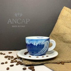dAncap - šálek s podšálkem cappuccino Preziosa, vlna, 190 ml