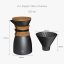 kawio | Pour Over 2v1 Coffee Maker – 550 ml – Ceramic/Wood