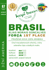 Brasil Elias Morais Goncalves Força 1st place - čerstvo pražená káva, min. 50g