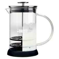 Bialetti | Ručný napeňovač mlieka sklenený, 330 ml