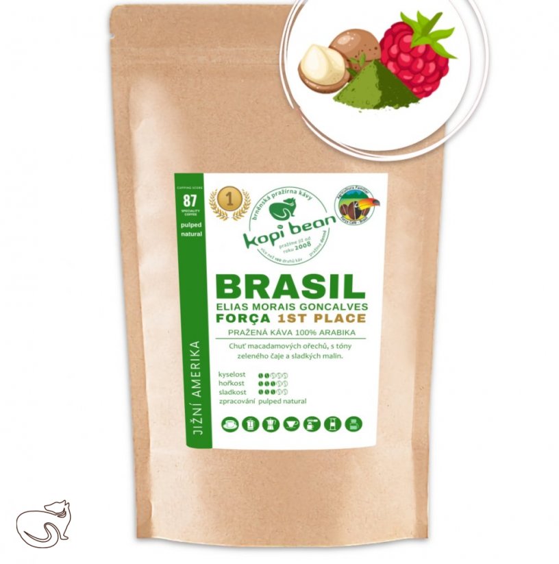 Brasil Elias Morais Goncalves Força 1 місце - свіжообсмажена кава, мін. 50г