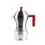 Alessi - Moka pot Pulcina, 1-6 cups, more colors - Quantity of cups: 3, Pulcina: červený