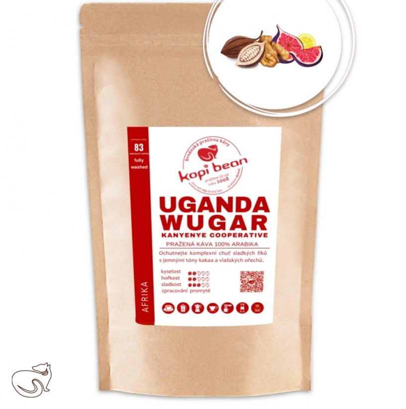 Uganda Wugar Kanyenye Cooperative  – čerstvě pražená káva, min. 50 g
