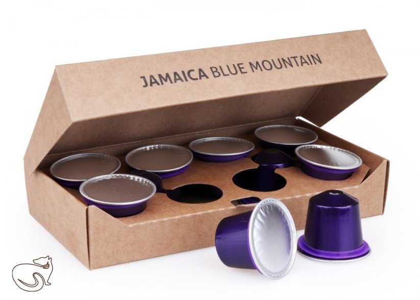 UNIQCAPS Jamaica Blue Mountain, kapsle pro Nespresso® z čerstvě pražené kávy, 10 ks