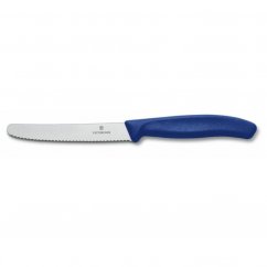 Kuchyňský nůž Victorinox na rajčata vlnitý  modrý, 6.7832