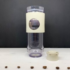 Cafflano Go-Brew - Cestovní kávovar na filtrovanou kávu, bílý