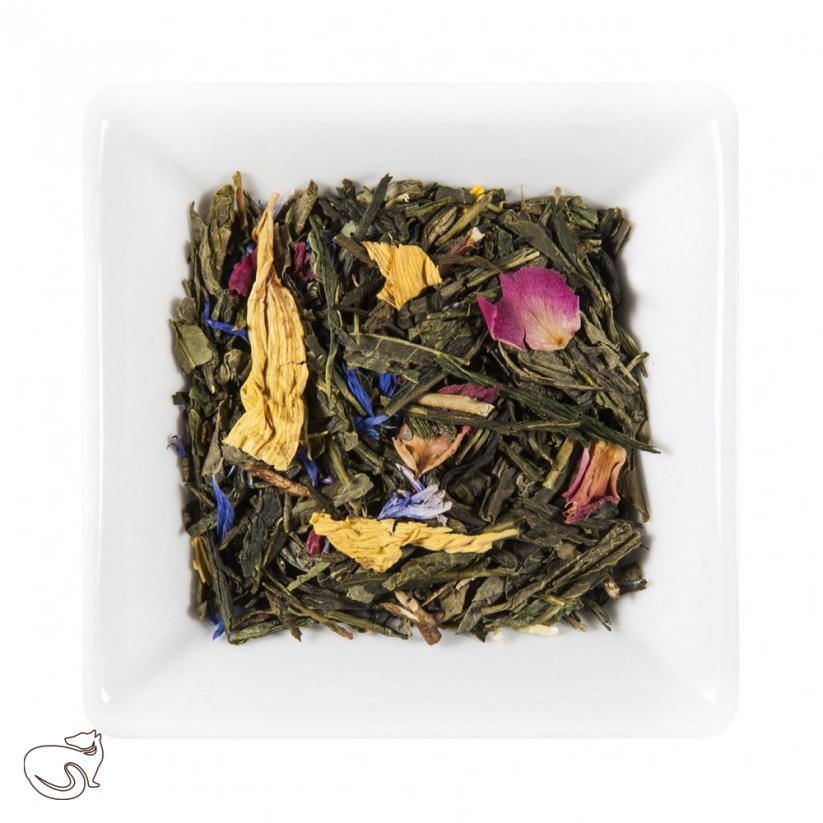China Sencha & mango s bergemotem – zelený čaj aromatizovaný, min. 50g
