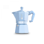 Bialetti -  Moka Exclusive moka konvička, 3 šálky, různé barvy - Moka Exclusive: černá