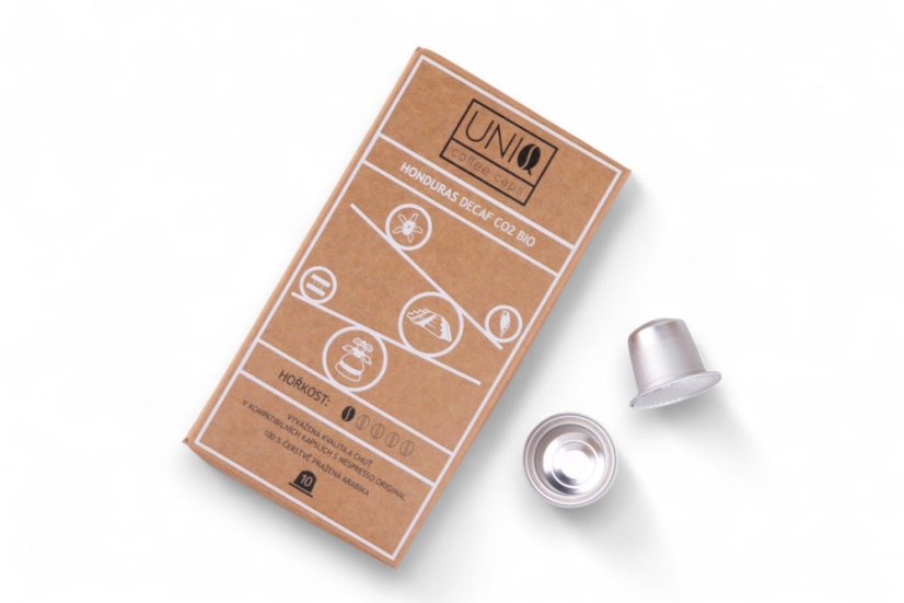 Uniqcaps | Coffee Capsules Nespresso® Honduras Decaf BIO, 10 pcs