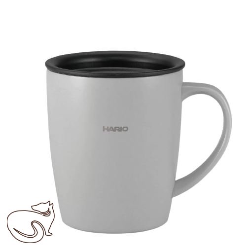 Hario - thermo mug grey, 300 ml