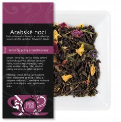 Arabské noci - černo zelený čaj aromatizovaný, min. 50g