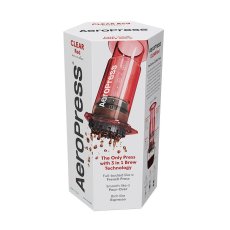 AeroPress | Cestovní kávovar Clear, Červený Tritan