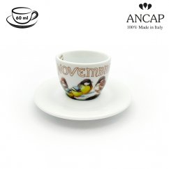 dAncap - šálek s podšálkem espresso Novembre (Listopad) Anno Di Campagna