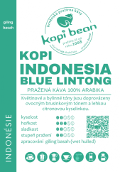 Kopi Indonesia Blue Lintong - čerstvě pražená káva, min. 50g