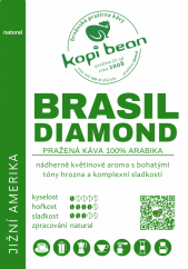 Brasil Diamond - freshly roasted coffee, min. 50 g