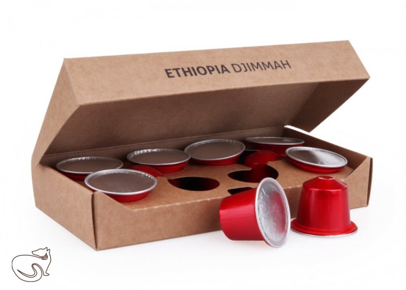 UNIQCAPS Ethiopia Djimmah, капсули по Nespresso® зі свіжообсмаженої кави, мін. 10 шт