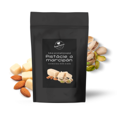 Pistácie a marcipán -  aromatizovaná káva, min. 50g