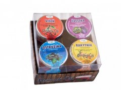 Pack of 4 baked teas, different flavour variants