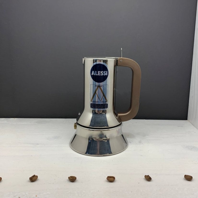 Alessi - Moka konvička 9090, kávovar na 1 šálek