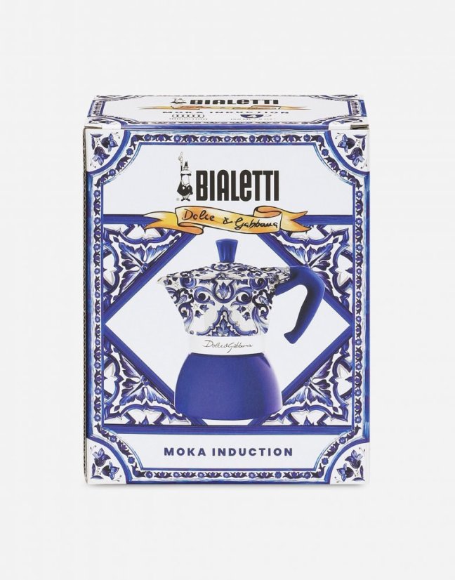 Bialetti - Moka Express Dolce & Gabbana induction, Blue, 4 cups