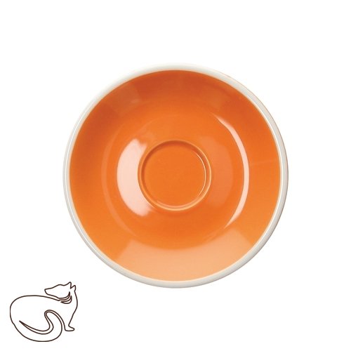 Albergo - podšálek na čaj a kávu 200 ml, více barev, 1 ks - Barva: oranžová