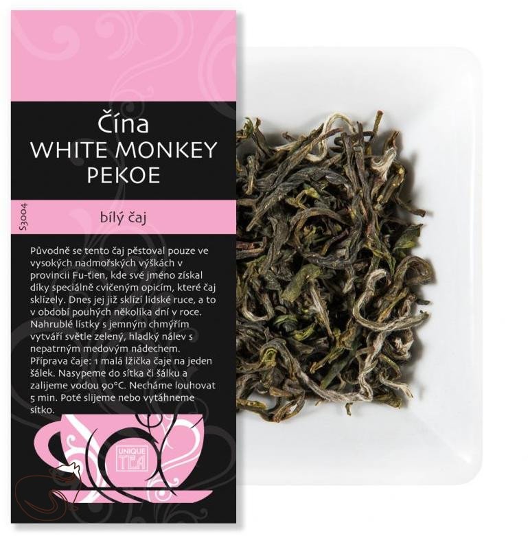 China White Monkey Pekoe – bílý čaj, min. 50g