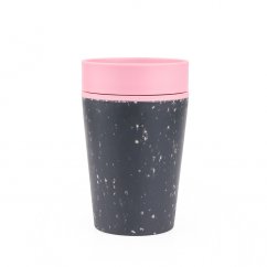 rCUP Чорний і Рожевий перероблена водонепроникна кавова чашка 227ml