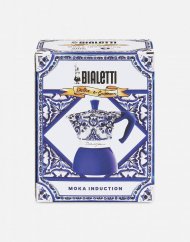 Bialetti - Moka Express Dolce & Gabbana indukční, Blue, 4 cups