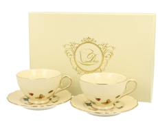 Duo | Motylki Butterflies Mug Set, 2x 125 ml