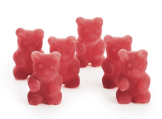Instant Tea Gummy Bears – elderberry-rhubarb