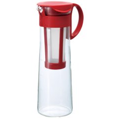 Hario Mizudashi  kávovar na Cold Brew, objem 1000ml, červená