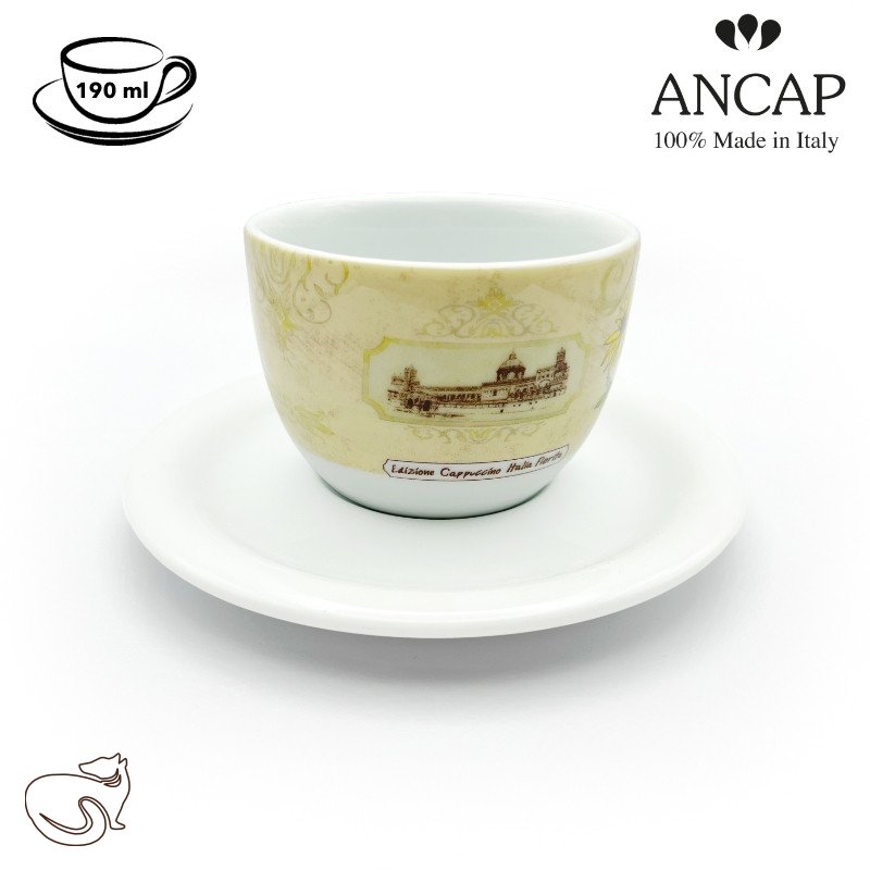 dAncap - šálek na cappuccino Fiorita Paloma, 190 ml