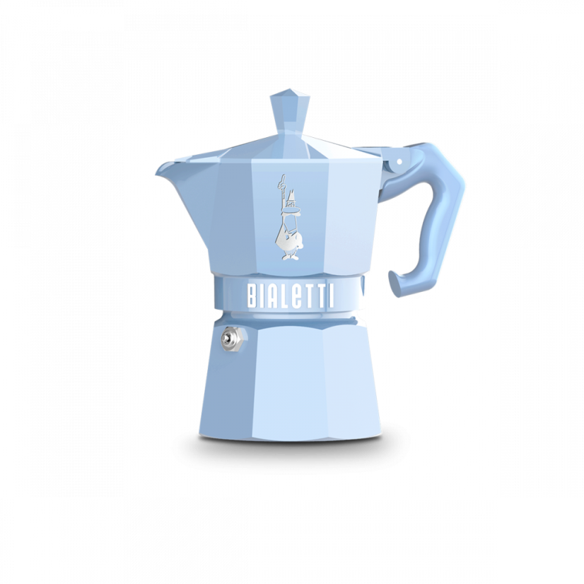 Bialetti -  Moka Exclusive moka konvička, 3 šálky, různé barvy - Moka Exclusive: černá