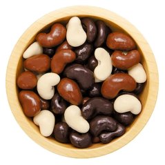 Kešu v mix polevách, min. 100g