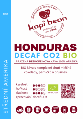 Honduras Decaf CO2 BIO – čerstvě pražená bezkofeinová káva, min. 50 g