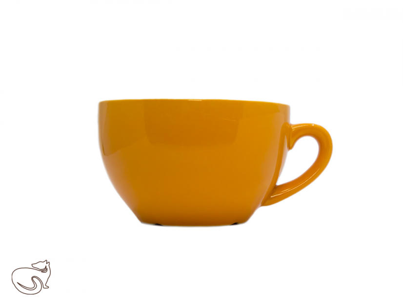 Albergo - coffee and tea cup 340 ml, more colors, 1 pcs - Barva: oranžová
