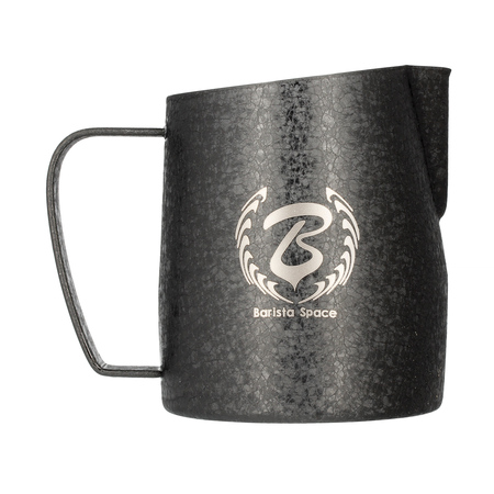 Barista Space - Milk Jug Ice Grain black,  450 ml
