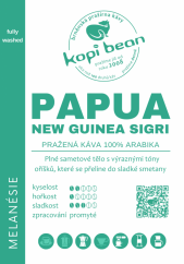 Papua New Guinea Sigri - čerstvě pražená káva, min. 50g