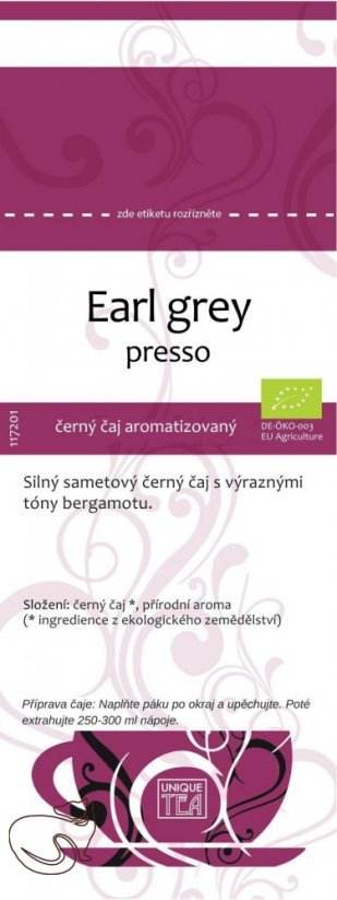 Earl Grey BIO – ароматизований чорний чай, мін. 50г