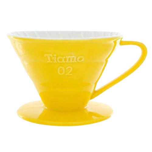 Tiamo | Dripper na kávu V02, Keramika, více barev
